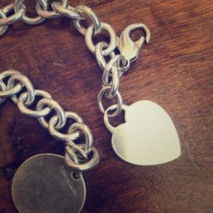 Tiffany and Co. double charm bracelet